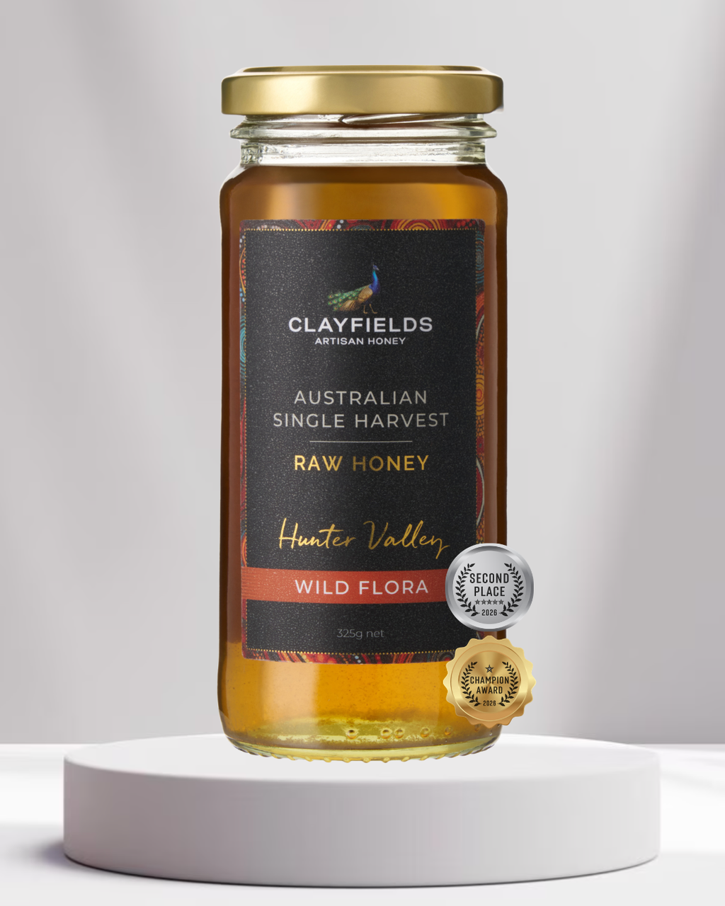Hunter Valley Wild Flora Raw Honey 325g