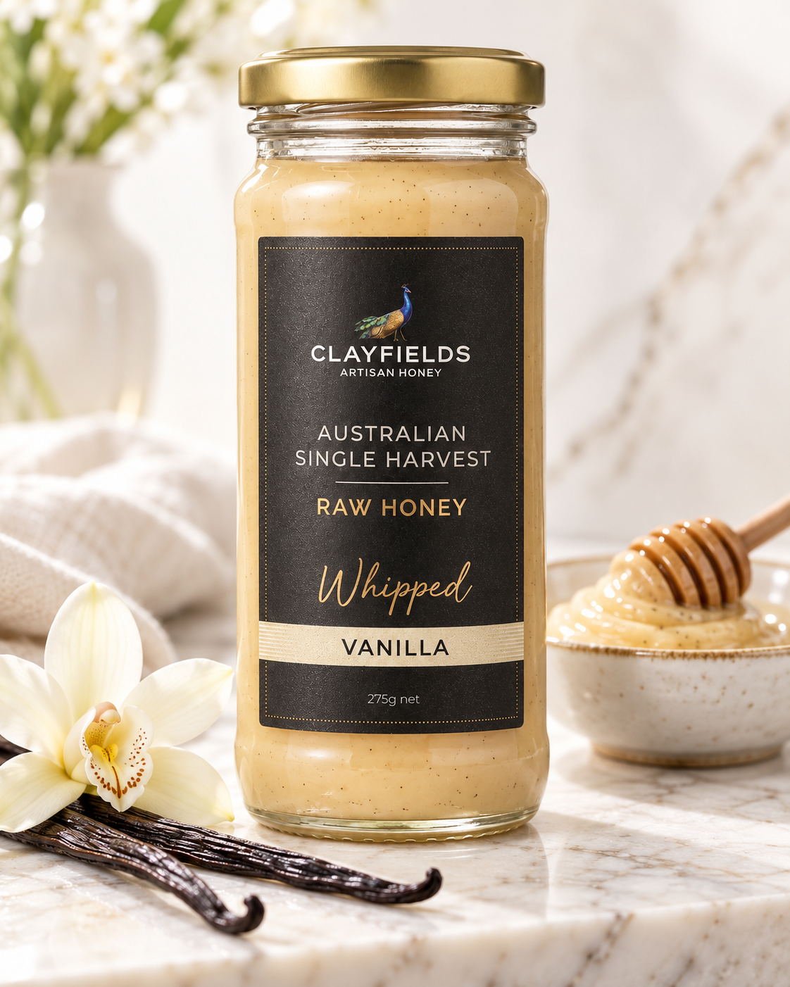 Vanilla Infused Raw Honey LIMITED EDITION