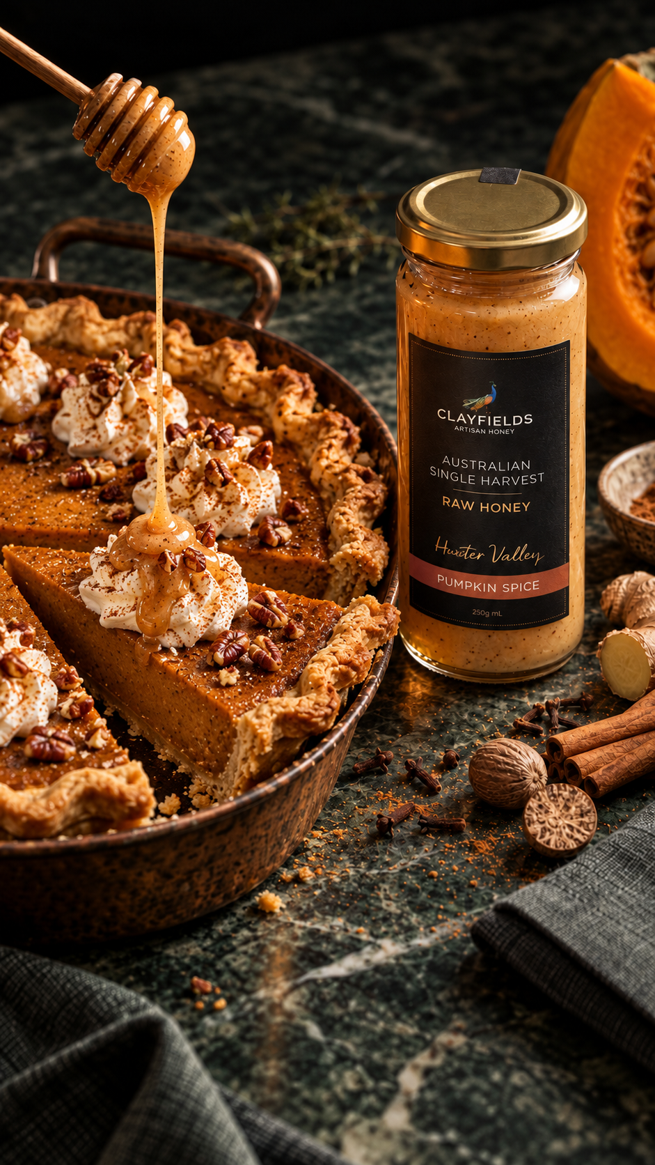 Pumpkin Spice Raw Honey LIMITED EDITION
